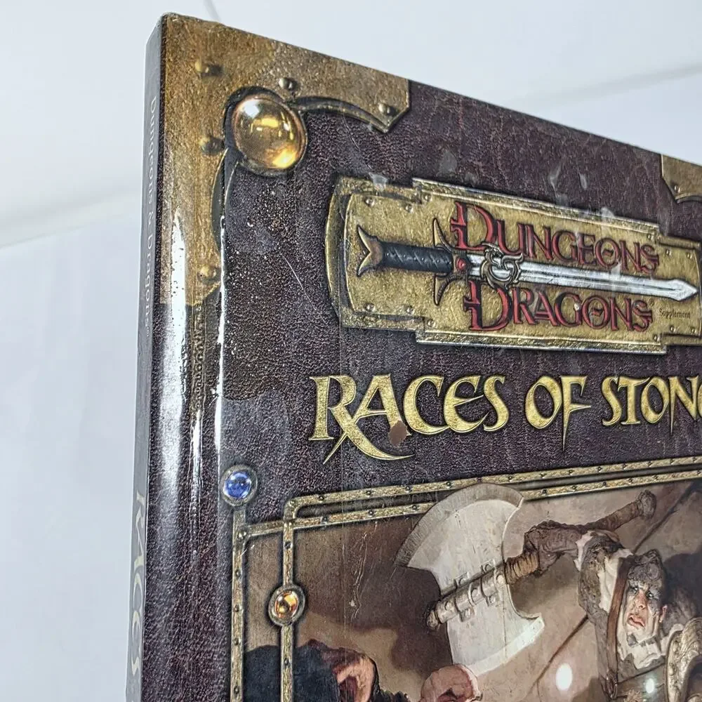 D&D Races of Stone Dungeons Dragons 3.5 Edition d20 Hardcover WOTC 2004 RPG